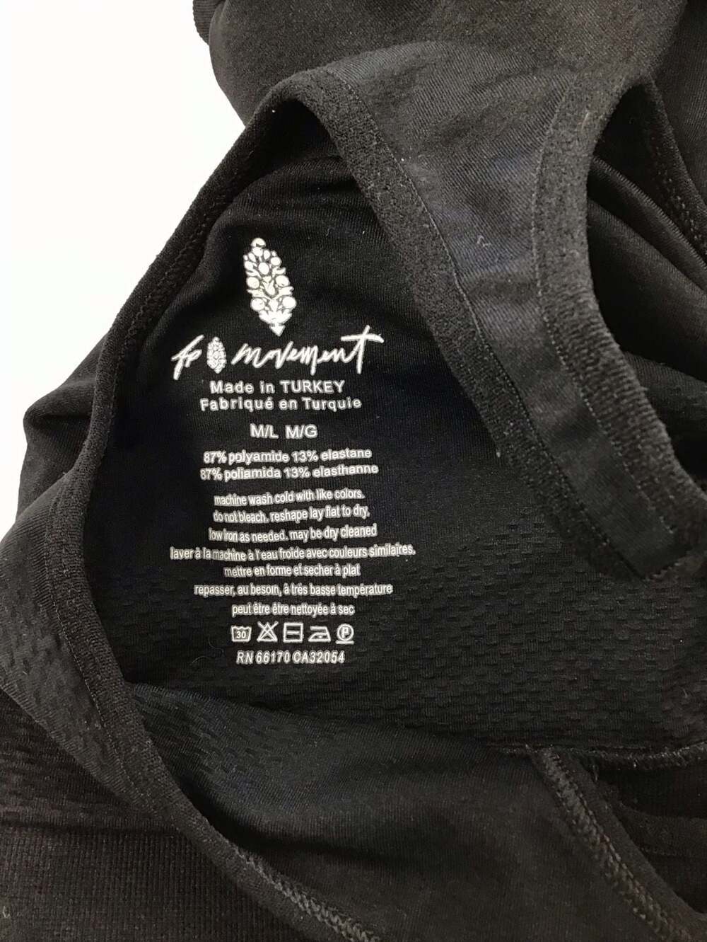 Free People Movement Every Single Time Runsie Black Athletic Romper Sz M / L - Picture 8 of 10